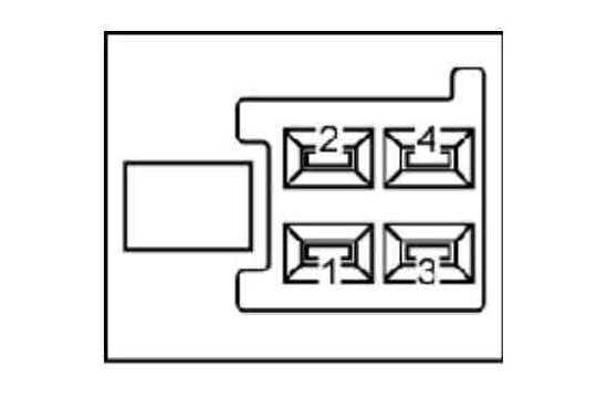 File:W220 A2205453928 bass-box speaker 4-pin plug housing diagram.png