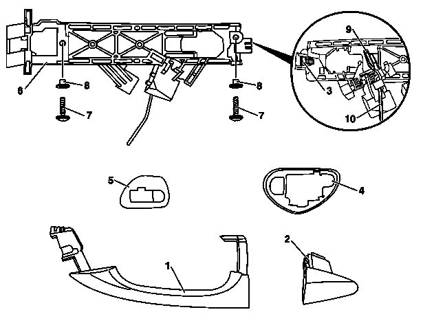 File:W220 Removing and installing outer door handle on rear door up to 99.png