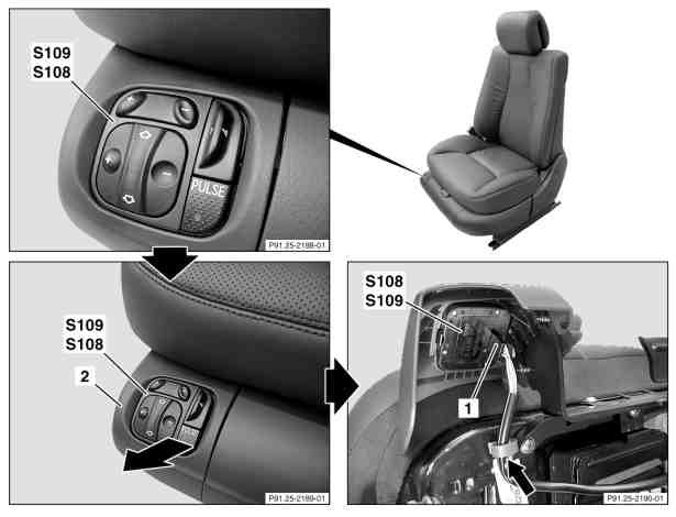 File:W220 Remove install front seat multicontour backrest control switch as of 01-09-2002.jpg