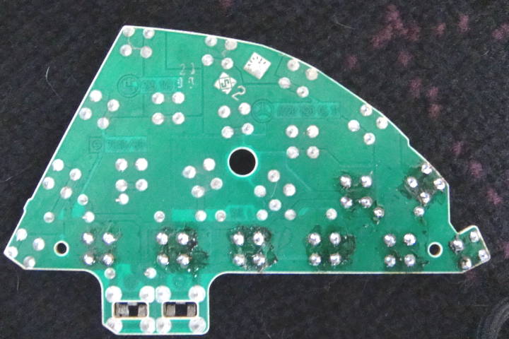 File:W220 taillight LED board resoldered.jpg