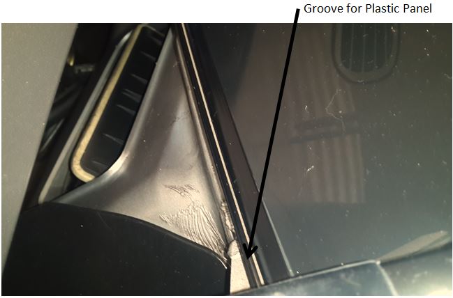 File:W220 Groove in channel for plastic panel beneath windscreen wipers.JPG