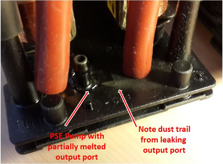File:PSE Closeup of Partially Melted Pump Output Port with Annotation.JPG