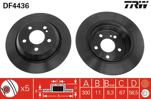 File:W220 rear disk rotors TRW DF4436.jpg