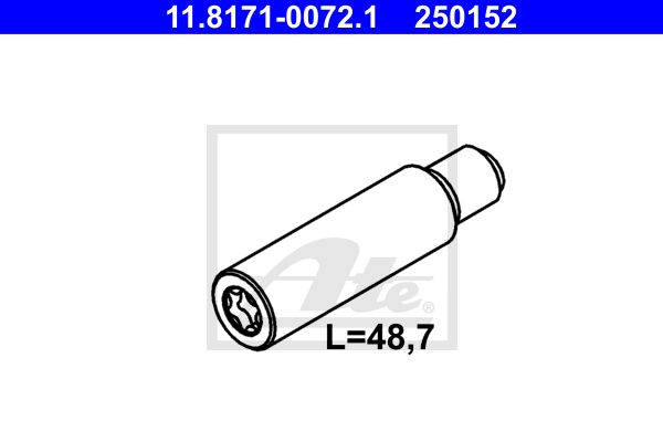 File:W220 rear brake caliper guide bolt ATE 11.8171-0072.1.jpg