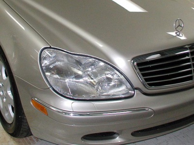 Shown on 220 S430, Exterior, right front, Part of right front headlamp unit