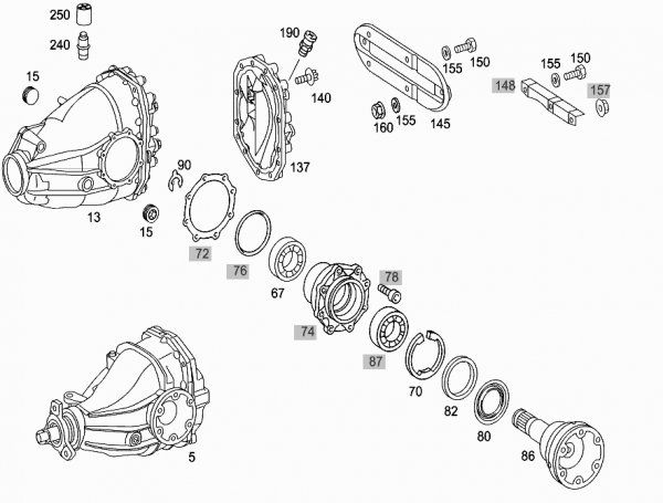 Rear axle - W220 S-Class Encyclopedia