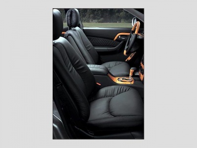 Shown on 220 S350, Right front seat, inside seat cushion