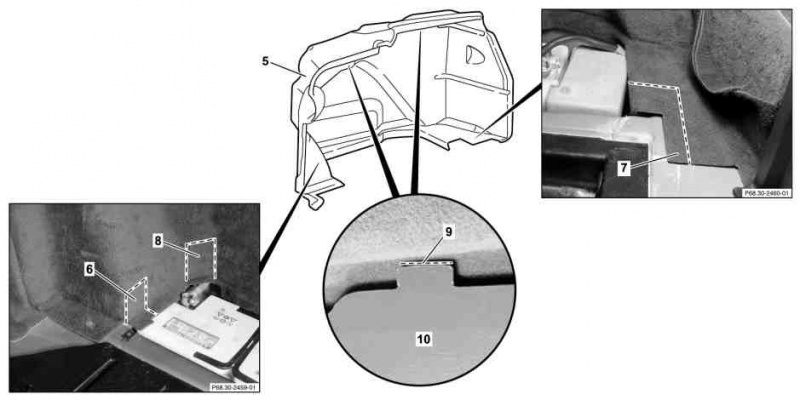 File:W220 cutting out paneling in trunk.jpg