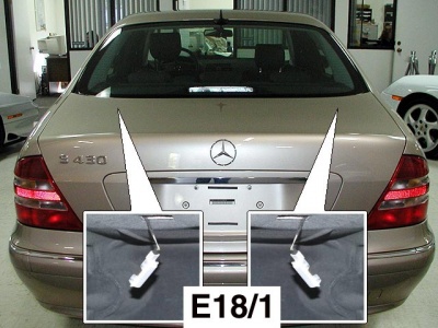 Shown on 220 S430, Trunk, Left and right of upper trunk area